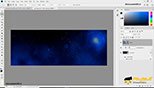 تکنیک ساخت پس‌زمینه‌ی آسمان پرستاره یا آسمان شب در نرم افزار ادوبی فتوشاپ سی سی 2018 (Adobe Photoshop CC 2018 v19.1.3‎)