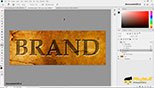 تکنیک ایجاد متن حک شده بر روی تکسچر (بافت) سنگی) در نرم افزار ادوبی فتوشاپ سی سی 2018 (Adobe Photoshop CC 2018 v19.1.3‎)