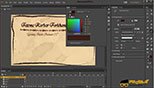 مدیریت رنگ ها (Colors) و ابزارها (Tools) در فرمان گردینت ترنسفرم (Gradient transform) در نرم افزار ادوبی انیمیت سی سی 2018 (Adobe Animate CC 2018