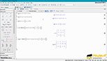 حل معادله AX=B به روش کاهش ماتریس (ReducedRowEcheloneForm) در نرم افزار میپل 2017