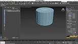 ترسیم موضوع سه بعدی استوانه Cylinder در نرم افزار تری دی استودیو مکس(3Ds Max 2018)