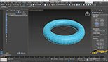 ترسیم موضوع سه بعدی هلالی Torus در نرم افزار تری دی استودیو مکس(3Ds Max 2018)