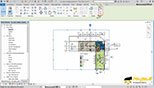 دید برش Crop View در نوار ابزار کنترل کننده دیدها View Control Bar در نرم افزار اتودسک رویت معماری آرکیتکچر 2018 (Autodesk Revit 2018)