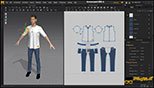 تغییر الگو لباس با استفاده از ابزار Edit Pattern در نرم افزار مارولوس دیزاینر 7 ( 7Marvelous Designer Manual)