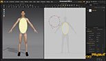 ایجاد الگوی لباس  بیضوی با ابزار  Create Ellipse در نرم افزار مارولوس دیزاینر 7 ( 7Marvelous Designer Manual)