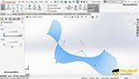 ترسیم منحنی با روش Style Spline در نرم افزار سالیدورکس یا سالیدورک 2018 (SOLIDWORKS 2018)