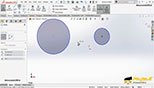 فرمان circle در نرم افزار سالیدورکس یا سالیدورک 2018 (SOLIDWORKS 2018)