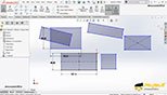 پنجره خصوصیات فرمان Rectangle در نرم افزار سالیدورکس یا سالیدورک 2018 (SOLIDWORKS 2018)