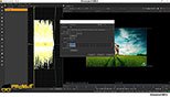 هماهنگ سازی بین انیمیشن (animation) تغییر نور تصویر و ضربات صوت در محیط دو بعدی (2D) در نیوک (NukeX11.1v3)