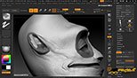 استفاده از نویز سطحی در نرم افزار زیبراش (Pixologic ZBrush 4R8)