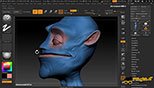 مفاهیم پیشرفته  Ploy painting در نرم افزار زیبراش (Pixologic ZBrush 4R8)