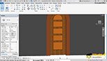 ایجاد پنل برای درب و نسبت دادن متریال به آن در نرم افزار اتودسک رویت معماری آرکیتکچر 2018 Autodesk Revit 2018