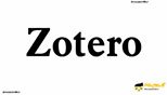 معرفی نرم افزار زوترو Zotero