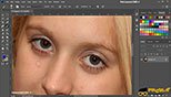 حذف قرمزی چشم ها در فتوشاپ عکاسی photoshop