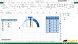 نمودار Gage در داشبورد سازی اکسل Excel Dashboard