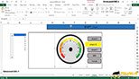 ایجاد نمودار Gage & picture در داشبورد سازی اکسل Excel Dashboard