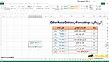 تکنیک پیشرفته  Formattingsدر Other Paste Options اکسل excel