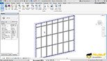 آشنایی با دیوارهای شیشه ای و ویرایش Panel پانل شیشه ها در نرم افزار اتودسک رویت معماری آرکیتکچر2018 Autodesk Revit 2018