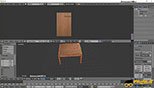مدلسازی میز -بخش 2 در نرم افزار بلندر Blender