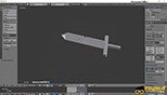 مدلسازی شمشیر -بخش 2 در نرم افزار بلندر Blender