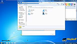 آشنایی با ابزار aero peek  در نوار وظیفه ویندوز 7 Windows 7