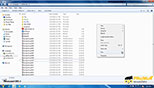 روش تقسیم بندی فایل ها برای فشرده سازی با استفاده از WinRAR در ویندوز 7 Windows 7