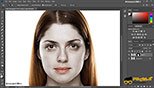 تکنیک ریتاچ Retouching ایجاد افکت بر روی صورت در نرم افزار ادوبی فتوشاپ سی سی 2018 (Adobe Photoshop CC 2018 v19.1.3‎)